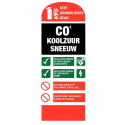 Pictogram Gebruiksaanwijzing CO2 Brandblusser