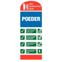 Pictogram Gebruiksaanwijzing Poederblusser