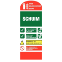 Pictogram Gebruiksaanwijzing Schuimblusser