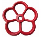 Handwiel rood aluminium