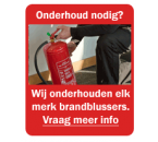 Onderhoudscontract Brandblussers