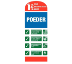 Pictogram Gebruiksaanwijzing Poederblusser