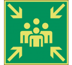 Pictogram Verzamelplaats Bordje