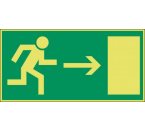 Pictogram Vluchtweg Rechts